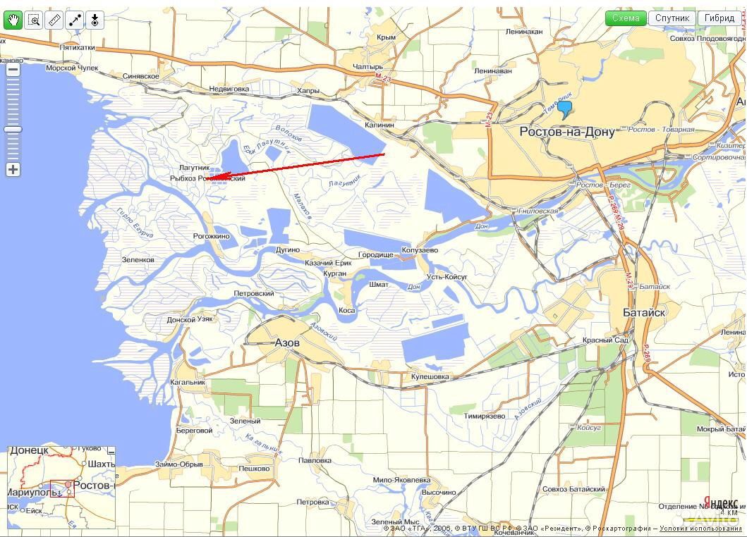 Карта рогожкино ростовской области