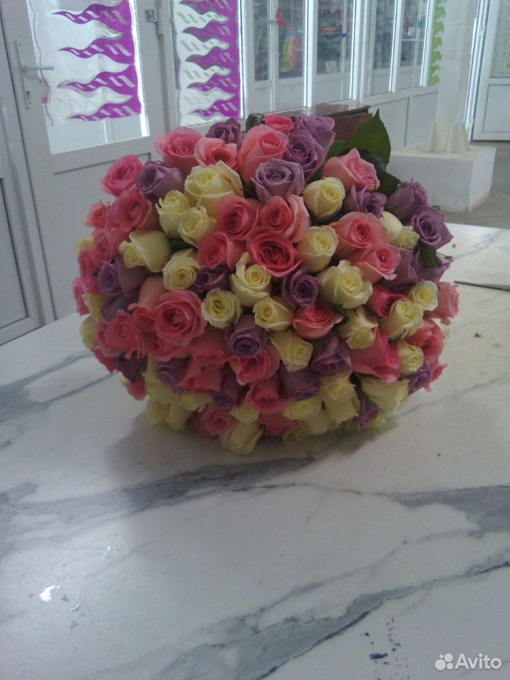 Роза 101, цветы с доставкой купить на Зозу.ру - фотография № 2