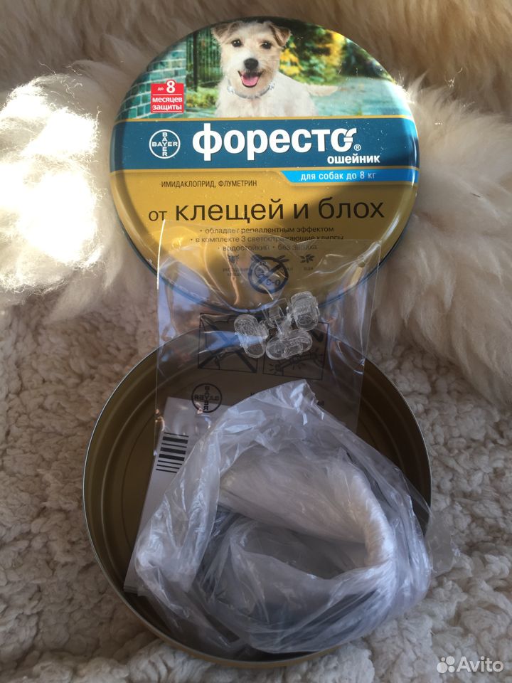 Ошейник Foresto/Форесто для собак до 8 кг купить на Зозу.ру - фотография № 1