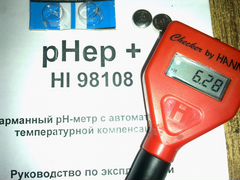 Аквариумный рН-метр Checker pH Tester HI 98103