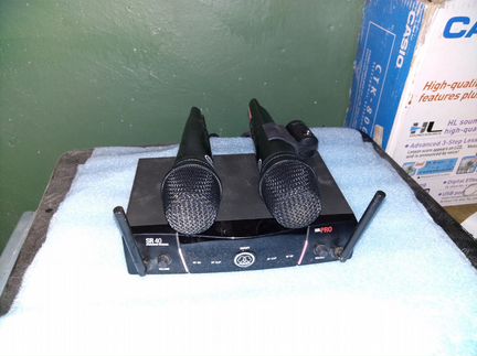 MT40 PRO.Радиомикрофон. База на 2 микрофона