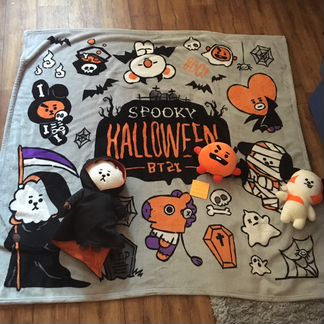 Плед BT21 Halloween limited edition BTS