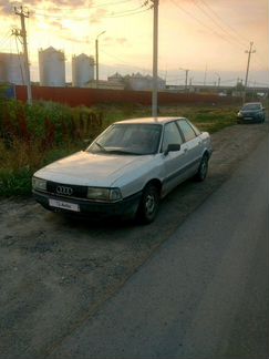 Audi 80 1.8 МТ, 1987, седан, битый