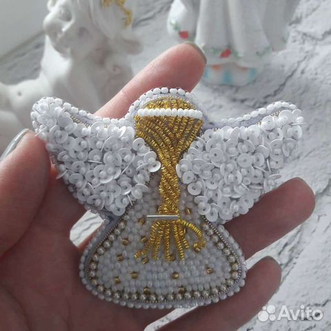 Брошь ручной работы