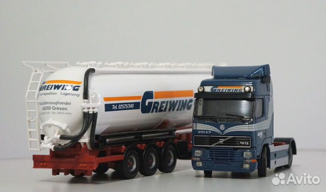 1/50 Volvo силос цистерна бочка Tekno раритет