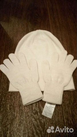 Комплект шапка + перчатки