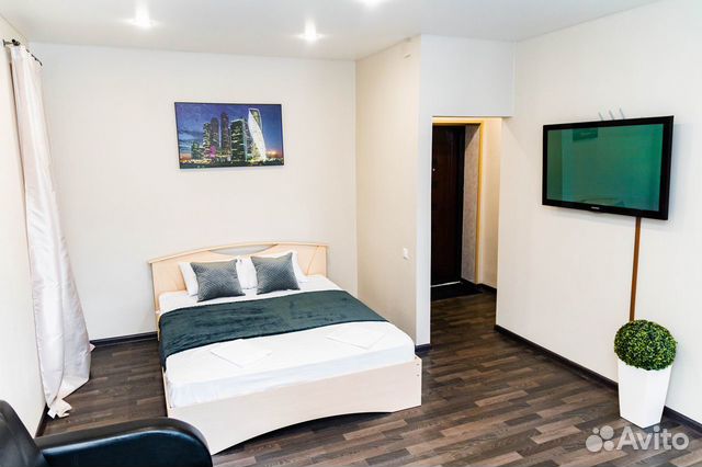 

Квартира-студия, 38 м², 2 кровати