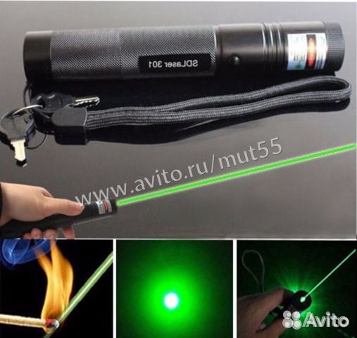 Лазерная указка Green Laser Pointer Pen 303