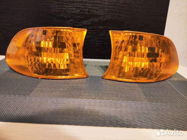 Поворотники e38 е38 рест Рестайлинг жёлтые