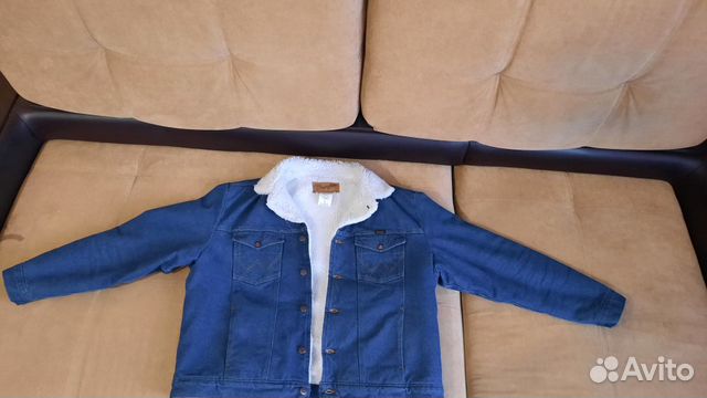 Джинсовая куртка шерпа Wrangler