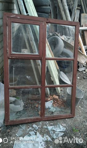 Деревянные оконные рамы б/у
