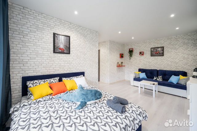 

1-к. квартира, 38 м², 2 кровати