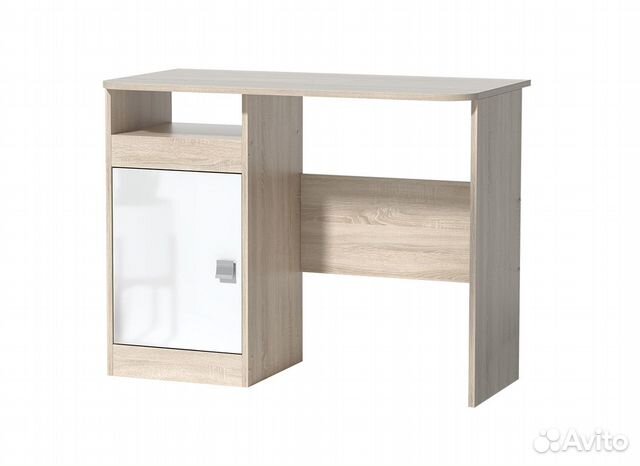 Стол письменный Галактика Белый глянец