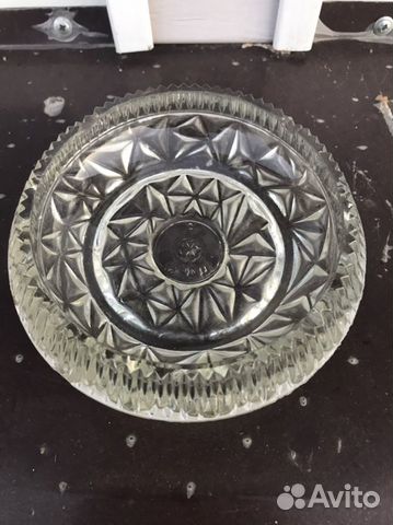 Пепельница советская стеклянная