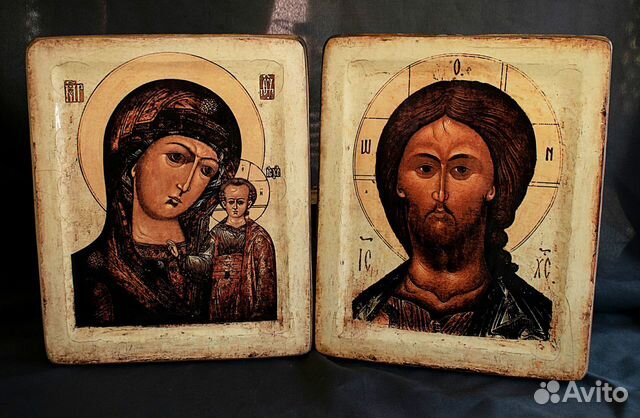 Венчальная пара Казанская Богоматерь Вседержитель