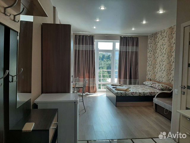 

Квартира-студия, 27 м², 2 кровати