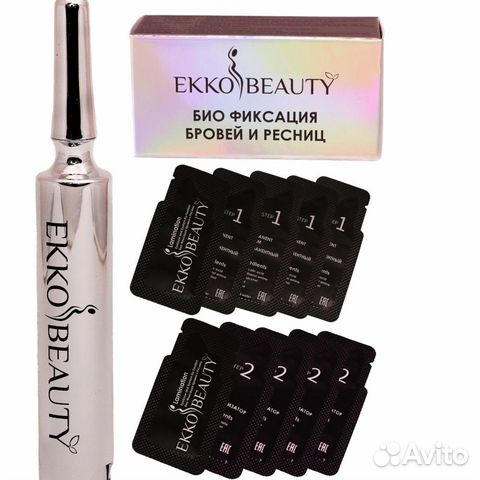 Набор для Био Фиксации бровей и ресниц EkkoBeauty