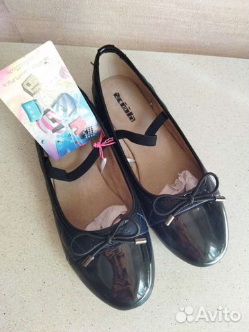 Балетки новые 36р.Акула