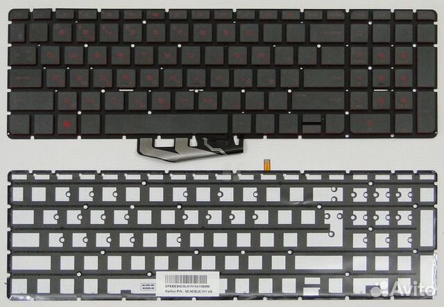 Клавиатура для ноутбука HP Omen 17-W000, 17-W100