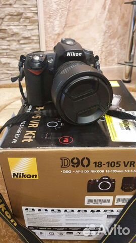 Зеркальный фотоаппарат nikon D90 18-105 VR Kit