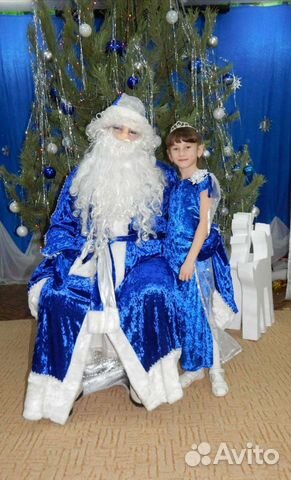 Костюм Эльзы или снегурочки детский