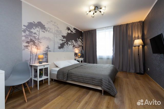

1-к. квартира, 42 м², 2 кровати