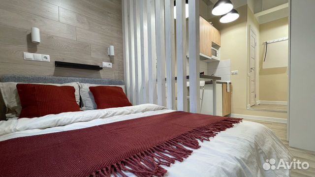 

Квартира-студия, 17 м², 1 кровать