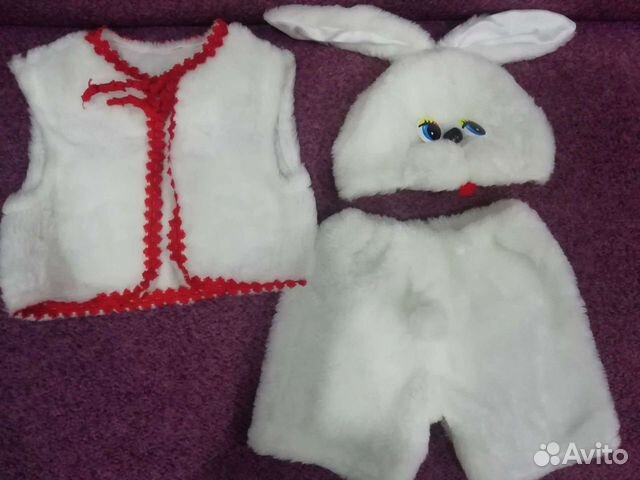 Новогодний костюм зайчика