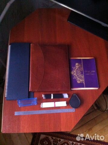 Ежедневники стержни лупа линейка и др