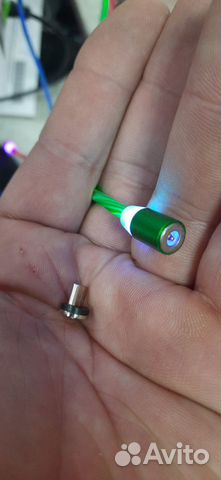 Магнитный светящийся USB кабель