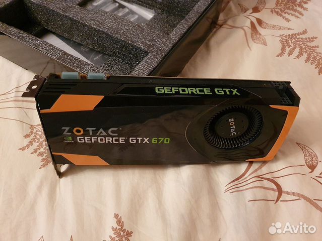 Видеокарта nVidia GeForce GTX 670 4 Gb zotac