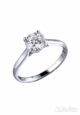 Кольцо No name с бриллиантом 1,16 ct G/SI1
