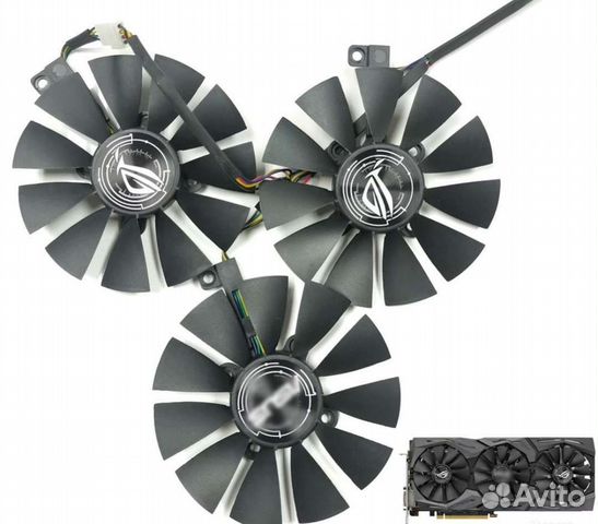 Вентиляторы для видеокарт Asus