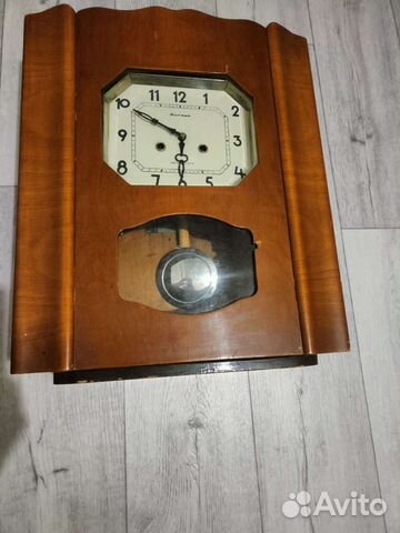 Часы настенные с боем янтарь СССР