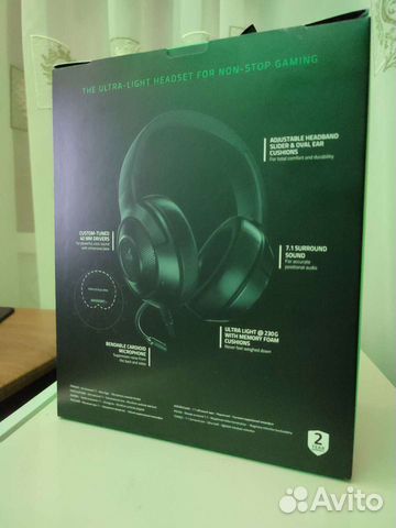 Игровые наушники Razer Kraken X Lite