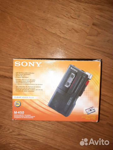 Кассетный диктофон Sony M-450