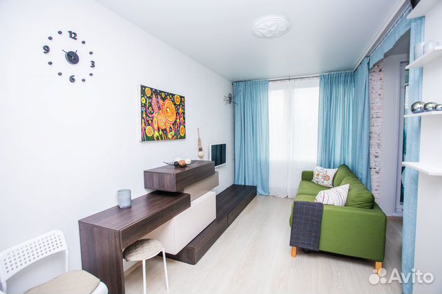 

Квартира-студия, 36 м², 2 кровати