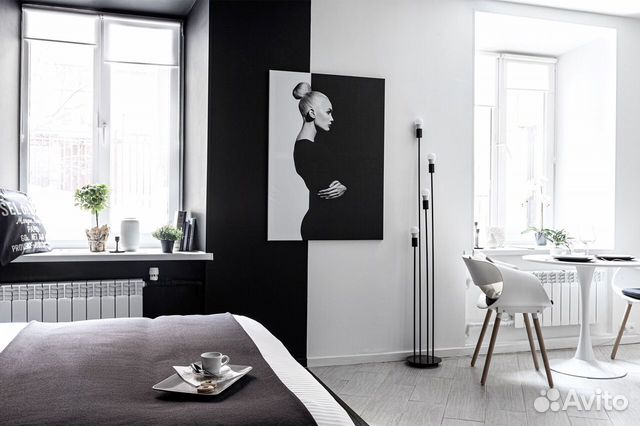 

Квартира-студия, 27 м², 1 кровать
