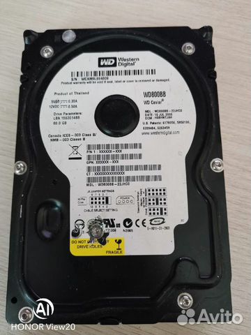 Hdd 1tb 500gb 80gb отс