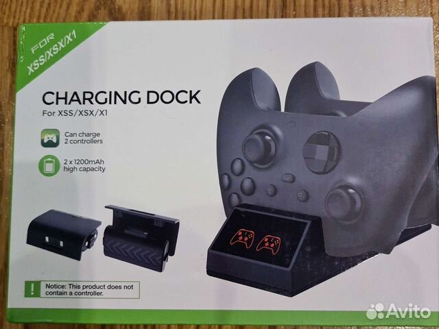 Зарядна станция для xbox series s x xbox one