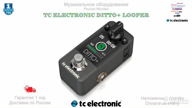 TC Electronic Ditto+ Looper гитарный лупер
