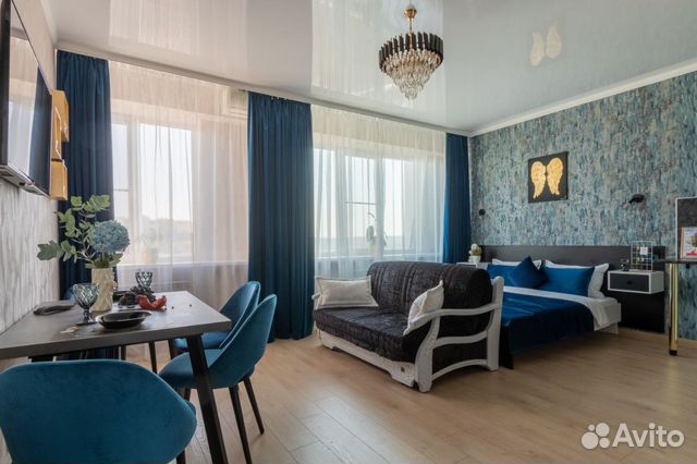 

Квартира-студия, 27 м², 2 кровати