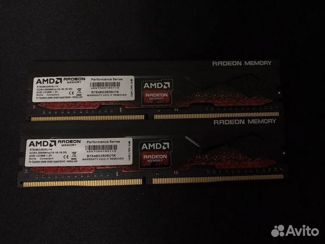 Оперативная память AMD Radeon R7 8гб