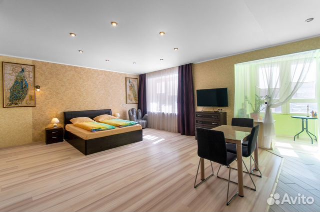 

Квартира-студия, 45 м², 2 кровати