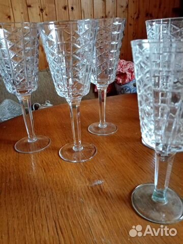Хрустальные фужеры из СССР, ретро