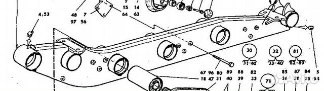 Cайлентблоки с лыжами Hagglund BV206