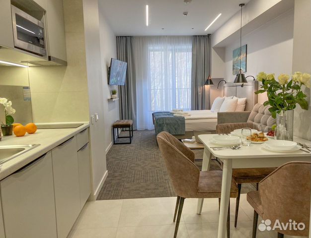 

Квартира-студия, 50 м², 2 кровати