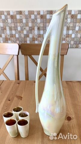 Кувшин фарфор перламутр.Винтаж