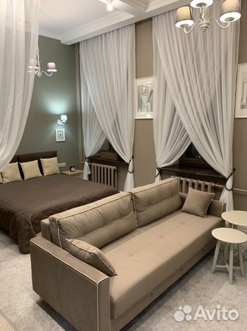 

Квартира-студия, 40 м², 2 кровати