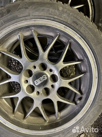 Комплект резина и диски r17 bbs RG оригинал